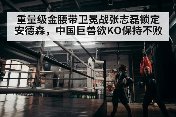 重量级金腰带卫冕战张志磊锁定安德森,中国巨兽欲KO保持不败